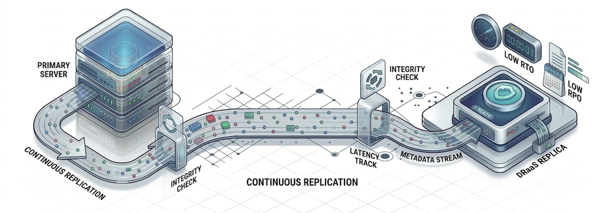 Enterprise DRaaS Disaster Recovery Architecture